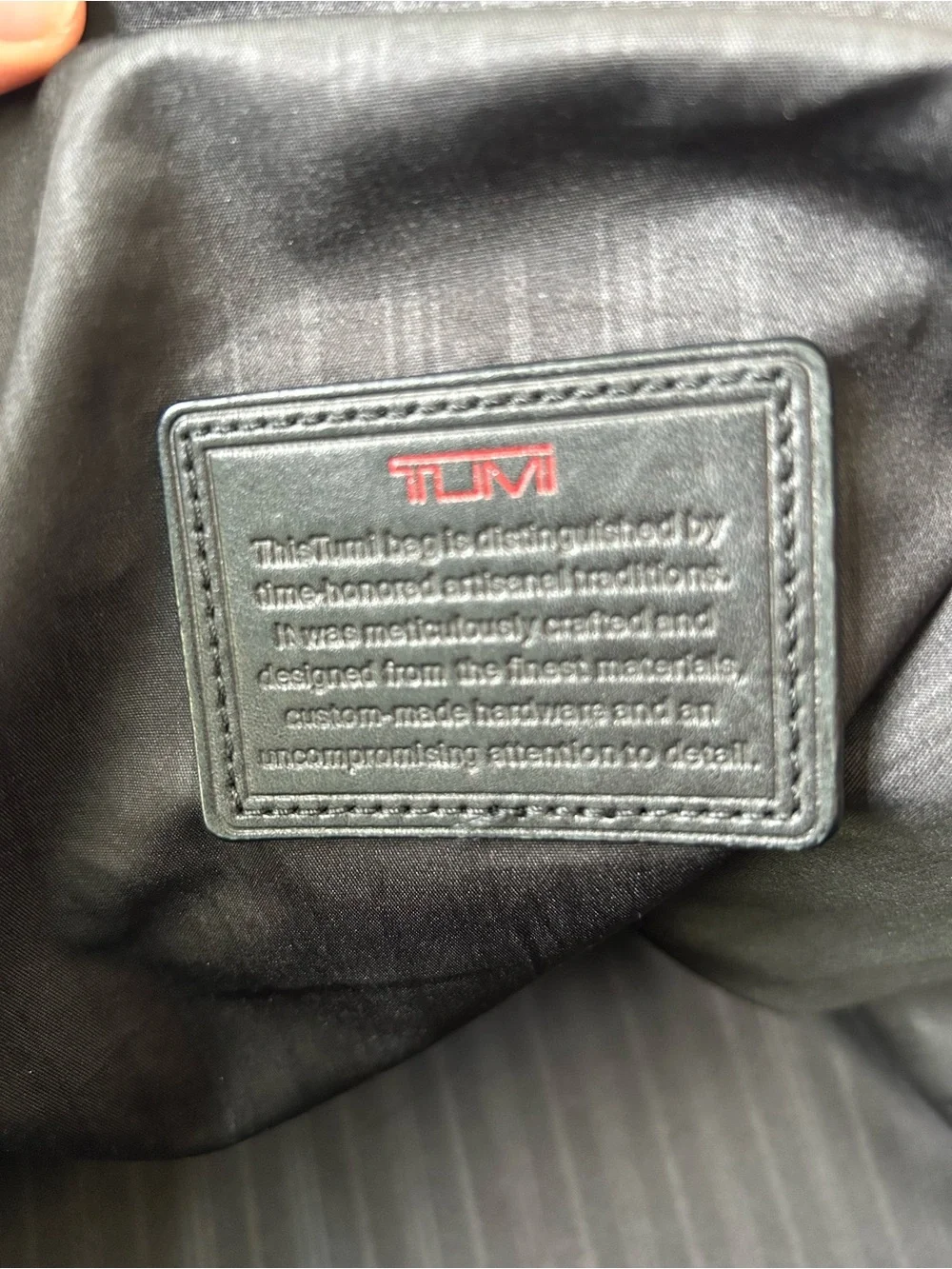 Tumi Black Men's Travel Duffel Bag